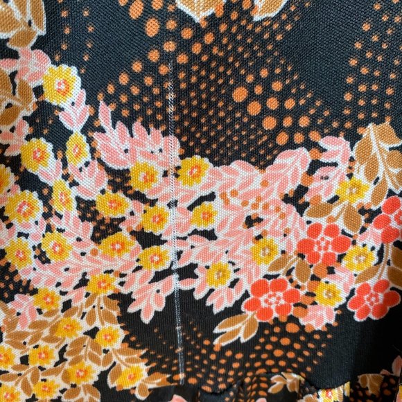 Vintage 60's floral midi dress - Picture 7 of 8